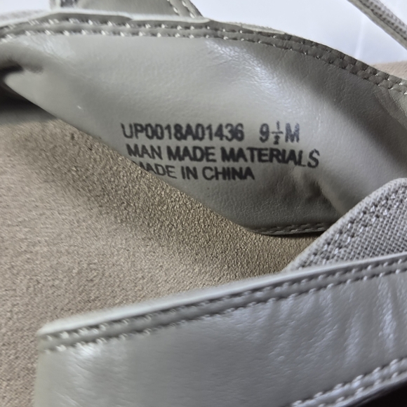 Judith Stacy Flat Slingback Wedge Sandals Size 9.5 - Picture 8 of 8